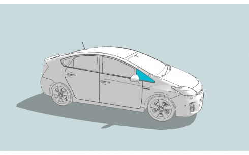 Боковое стекло плоское VOLVO FL7/10